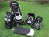 Elad hasznlt Graco Quattro Tour Deluxe Sport babakocsi babahordoz adapter bundazsk textlmzes A babakocsi els kerekei