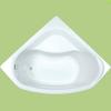 Toplax Lucina 140x140 cm sarok akril kd fehr jdonsg Sarok kd rtartalma 215L Technikailag a Toplax frdkd anyaga akril megerstve kzel fl cm ABS rteggel Ez 3 2mm szaniterakrilt plusz 4 8mm 