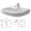 Duravit D code mosd 60x46 cm