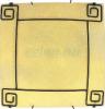 Mennyezeti lmpa 30x30cm antik barna Art Deco 3612 Rbalux