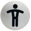 Bemutat tbla Durable pictogramm 83 mm frfi WC