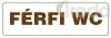 Informcis matrica KF129 200x70 mm Frfi WC