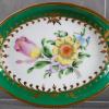 Porceln felletn sznesen festett a kzps medalionban Bouquet de Tulip mintval szle aranyozott