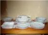 Hirdetsek antik zsolnai tkszlet 23 db Porceln kermia