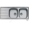 Jobboldali medencs ktmedencs mosogattlca szne inox 0 6 mm lemezvastagsg 3 5 coll lefoly karcmentes tartozkok rgztkszlet lefoly s tlfoly mretek szlessg x