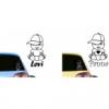 Baby on a board matrica LCDA A016
