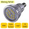 Nagy teljestmny E14 led spot izz 50 wattos halognek helyett Ers fny led lmpa 140 fokos vilgtsi szggel tmrje azonos a halognekvel a hosszsga kicsit nagyobb