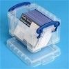 Manyag troldoboz tltsz nvjegyek szmra 0 3 liter REALLY USEFUL 0 3C