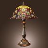 Tiffany stlus virgos bronz kivitelben asztali lmpa 0923 TF1