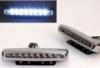 Auts nappali menetfny LED lmpa E jeles 2 x 8 fehr LED mretek 24 x 11 2 x 3 7 Cm 12 V 1 Watt E11 jelzs