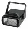 Mini LED stroboszkp llthat villansi sebessggel s 4 W teljestmny LED izzkkal A 18 db fehren villog LED izz remek hatsokat s el partikon A villansi sebessg msodpercenknt 1 tl 12 ig 