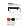 Lugano dohnyzasztal Trpusi tmrfa vz bkk asztallap 2 flesznben arany cseresznye wenge Lugano dohnyzasztal r 30 500 magassg 43 cm mlysg 70 cm szlessg 120 cm